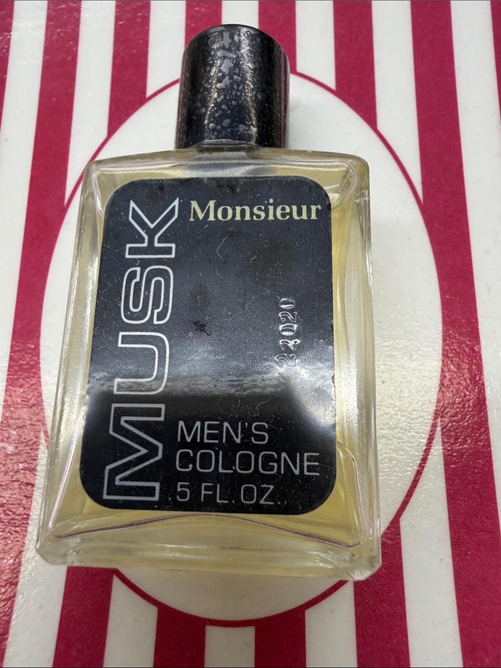 Onzie Musky Monsieur Men's Cologne - Black & Clear Bottle